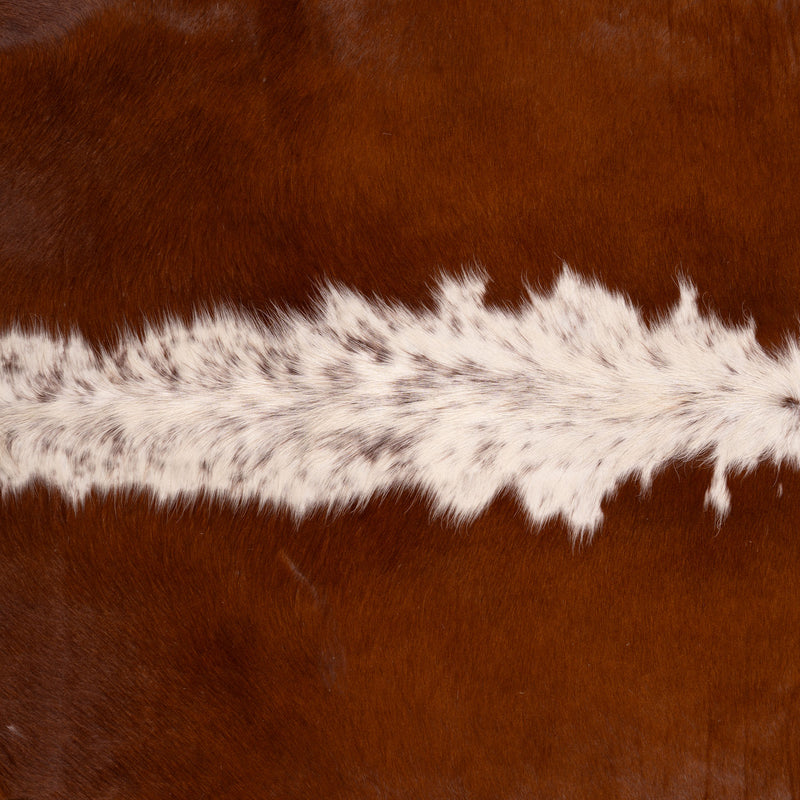 Brazilian Hereford Cowhide Rug Size 7' L x 6'7" W 7129