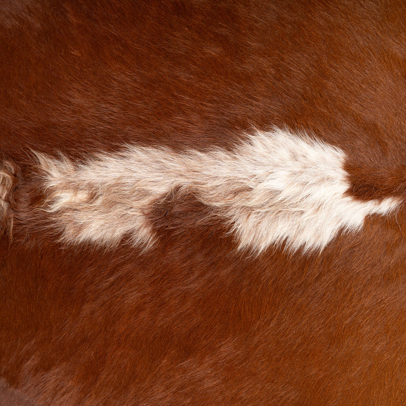 Brazilian Hereford Cowhide Rug Size 6'10" L x 6'8" W 7134