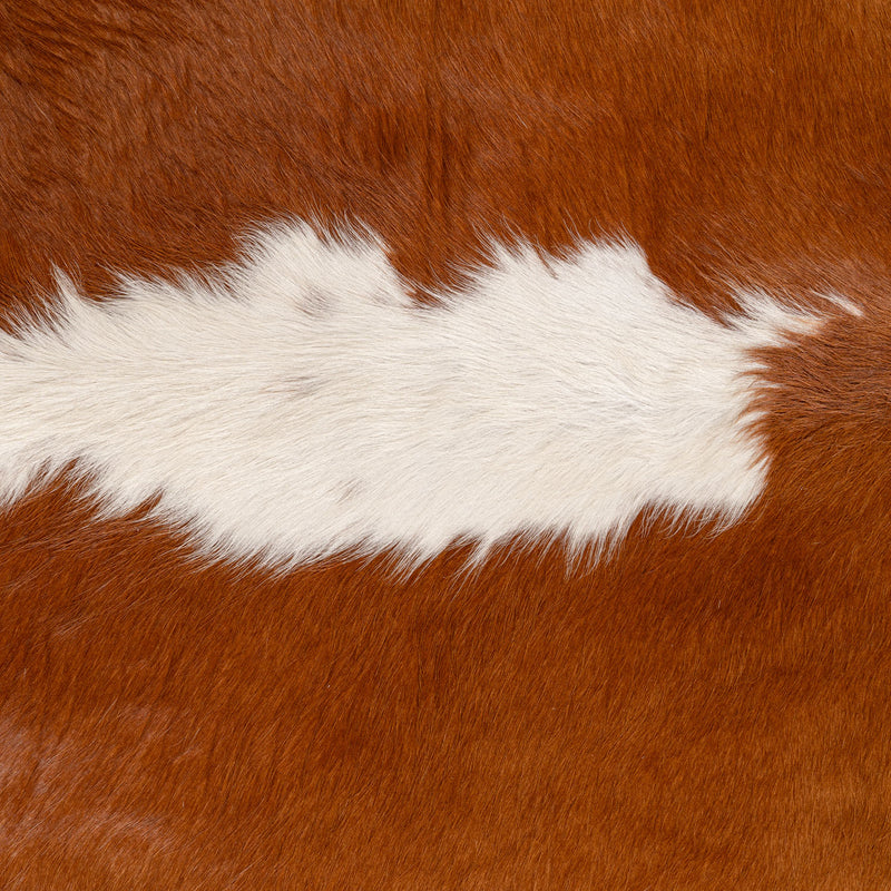 Brazilian Hereford Cowhide Rug Size 7'5" L x 7'5" W 7513