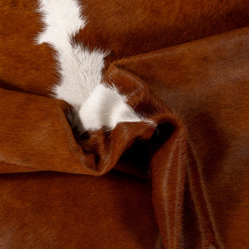 Brazilian Hereford Cowhide Rug Size 7'3" L x 7'6" W 7516