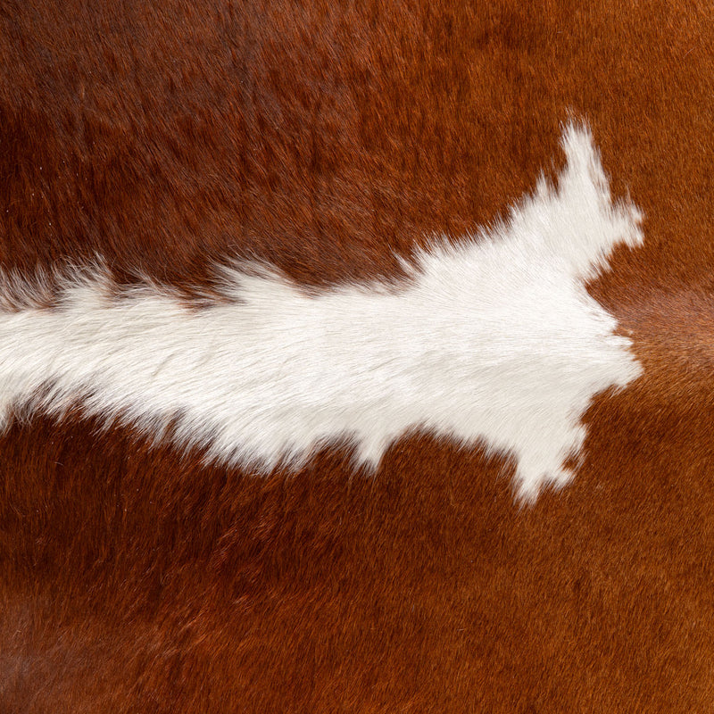 Brazilian Hereford Cowhide Rug Size 7'6" L x 6'10" W 7518