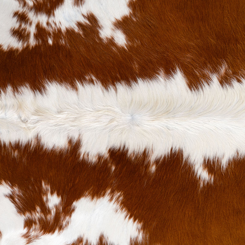 Brazilian Hereford Cowhide Rug Size 8'1" L x 8' W 7527