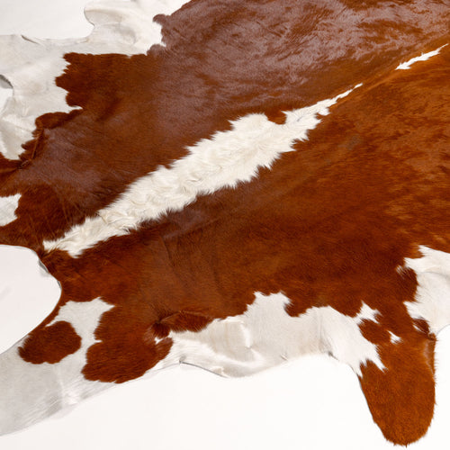 Brazilian Hereford Cowhide Rug Size 7'11" L x 7'2" W 7538