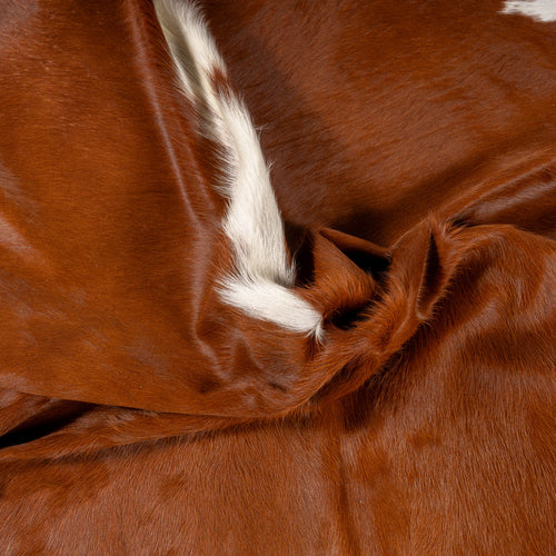 Brazilian Hereford Cowhide Rug Size 8'5" L x 6'11" W 7540