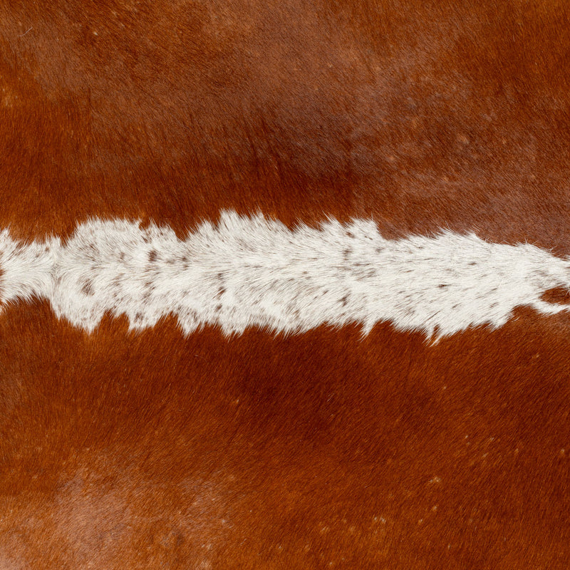 Brazilian Hereford Cowhide Rug Size 7'2" L x 7'8" W 7543