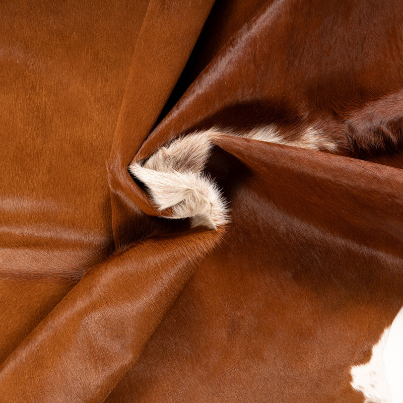 Brazilian Hereford Cowhide Rug Size 7'11" L x 7'10" W 7552