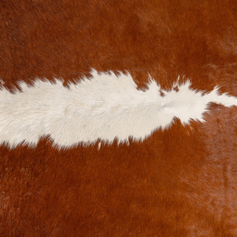 Brazilian Hereford Cowhide Rug Size 6'9" L x 6'11" W 7562