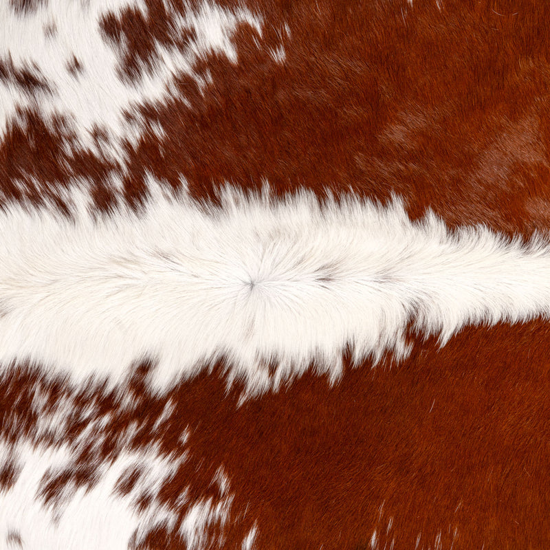 Brazilian Hereford Cowhide Rug Size 7'3" L x 6'11" W 7577