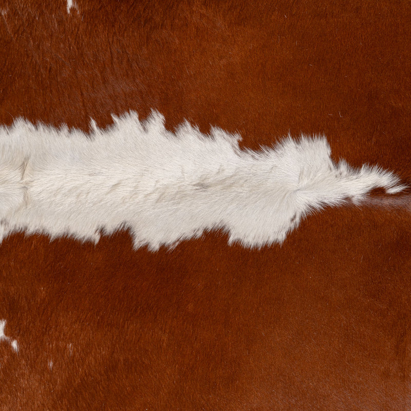 Brazilian Hereford Cowhide Rug Size 6'8" L x 6'11" W 7586