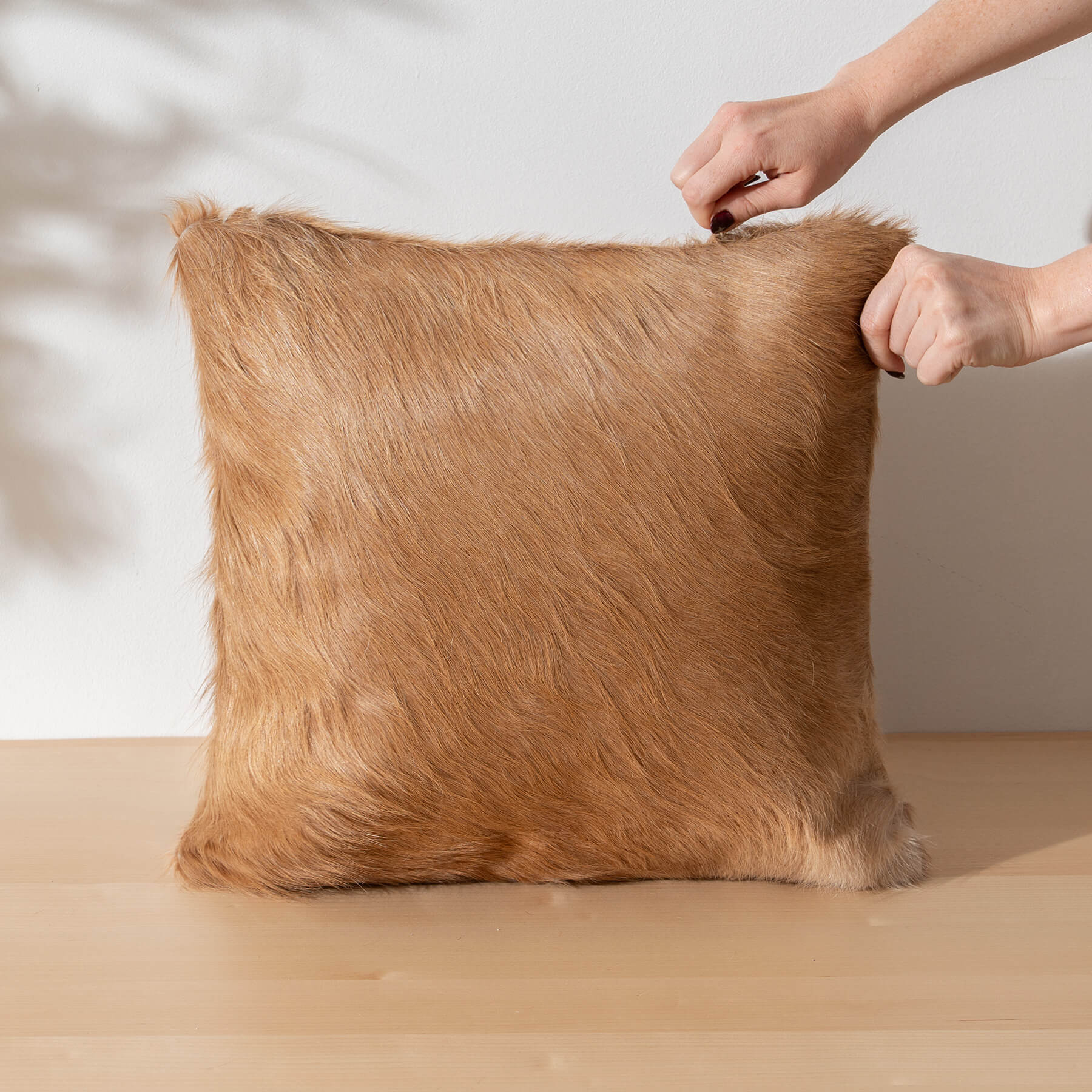 Solid Beige Pillow