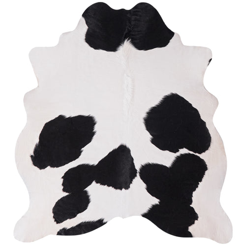 Black and White Cowhide Rug