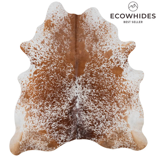 Brown Salt and Pepper Cowhide Rug