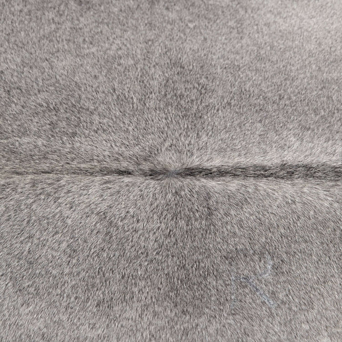 Grey Brazilian Cowhide Rug, Natural Suede Leather | eCowhides