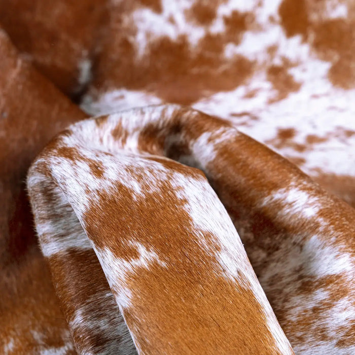 Salt And Pepper Brown Brazilian Cowhide Rug, Natural Suede Leather | eCowhides