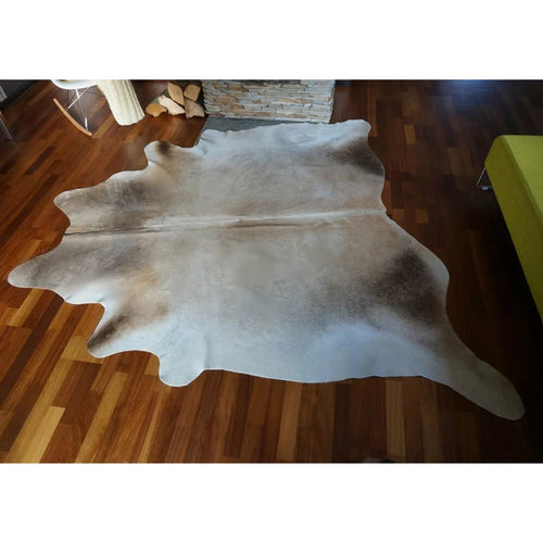 Grey Palomino Brazilian Cowhide Rug, Natural Suede Leather | eCowhides