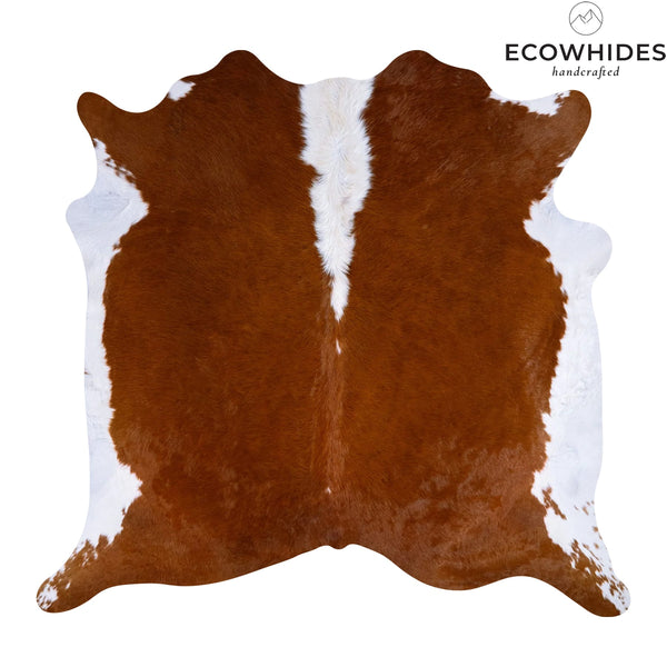 Brazilian Hereford Cowhide Rug Size 6'5" L x 7'4" W 7533