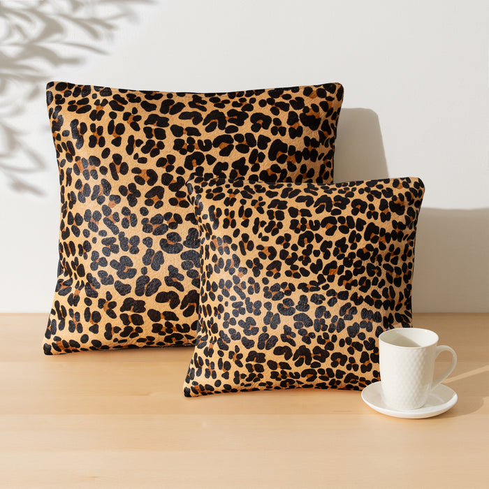 Leopard Cowhide Pillow
