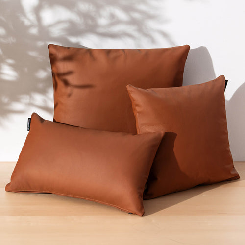 Caramel Leather Pillow