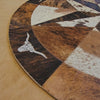 Texas Cowhide Star Round Rug - Video