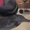 Black cowhide rug video