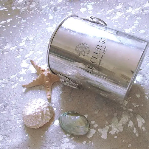 Silver Metallic On White Cowhide Rug , Natural Suede Leather | eCowhides