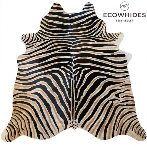 Zebra Safari Cowhide Rug