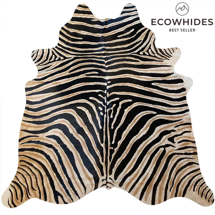 Zebra Safari Cowhide Rug
