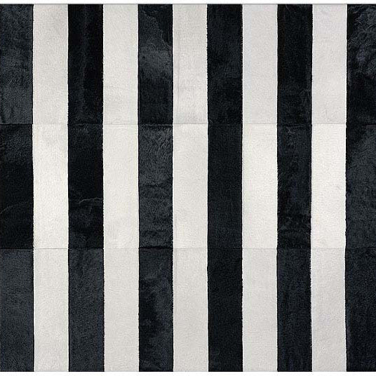 Black And White Patchwork Cowhide Rug · eCowhides® 