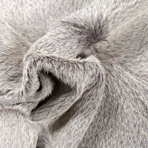 Grey Brazilian Cowhide Rug: Large , Natural Suede Leather | eCowhides