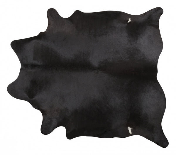 Black Brazilian Cowhide Rug: XL