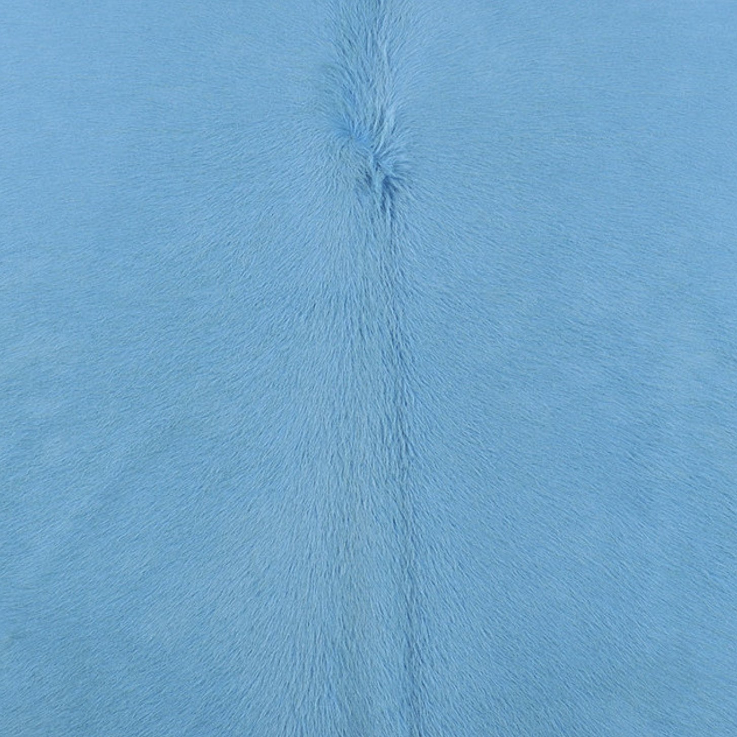 Sea Blue Dyed Cowhide Rug , Natural Suede Leather | eCowhides