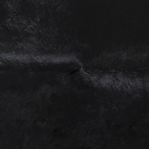 Black Brazilian Cowhide Rug: Xl , Natural Suede Leather | eCowhides