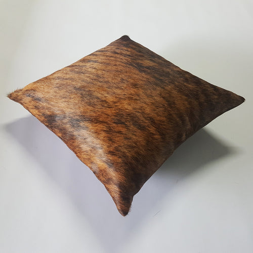 Brindle Cowhide Pillow , Anti-Slip Backing | eCowhides