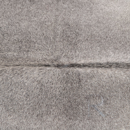 Grey Brazilian Cowhide Rug: Large , Natural Suede Leather | eCowhides