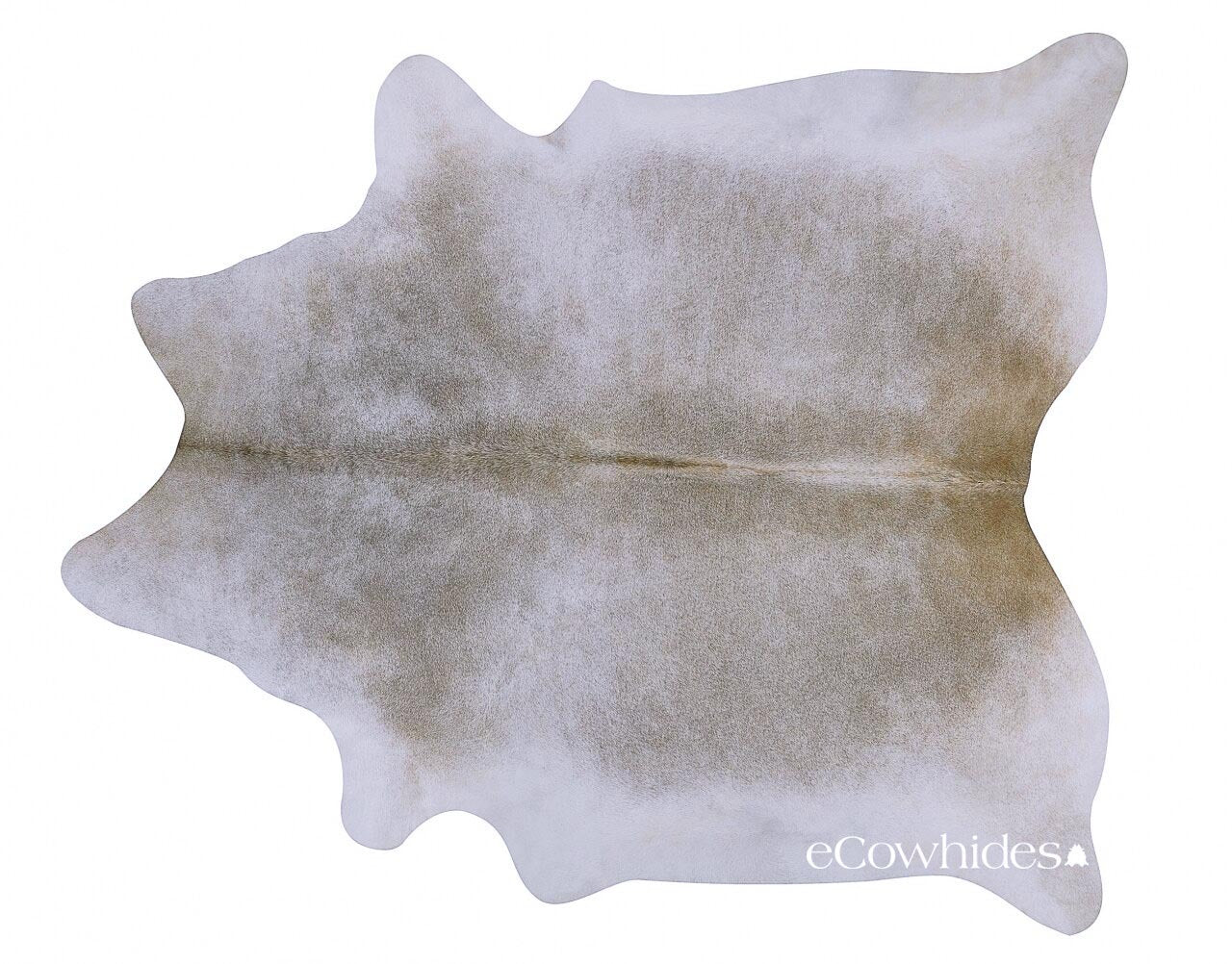 Grey Palomino Brazilian Cowhide Rug Xxl , Natural Suede Leather eCowhides