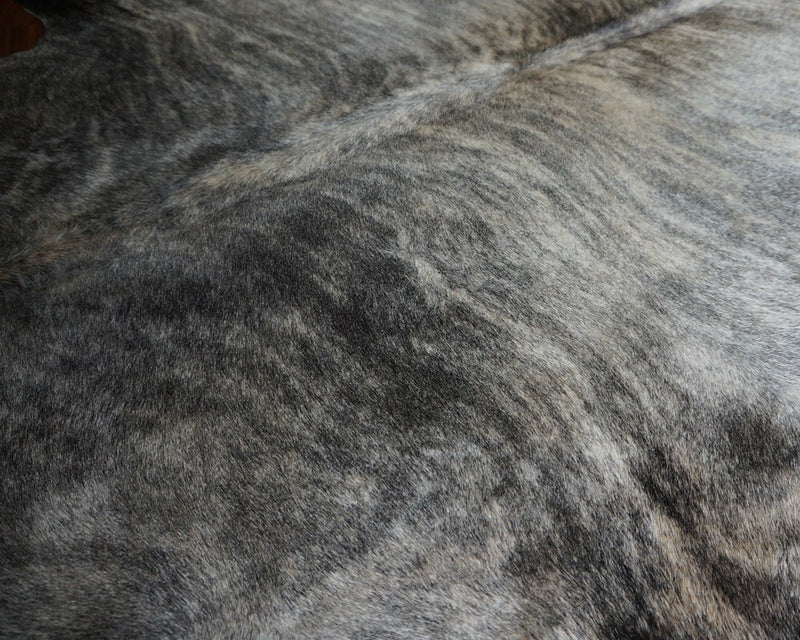 Grey Brindle Cowhide rug on SALE