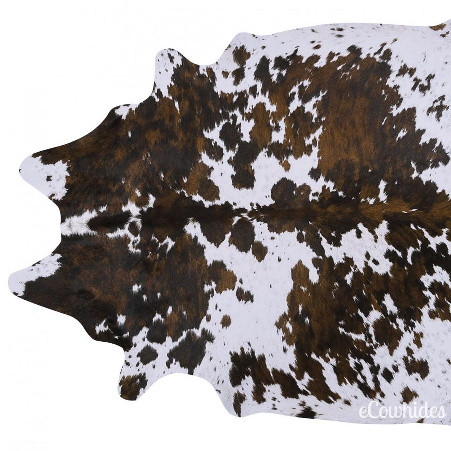 White Tricolor Cowhide Rug From eCowhides®